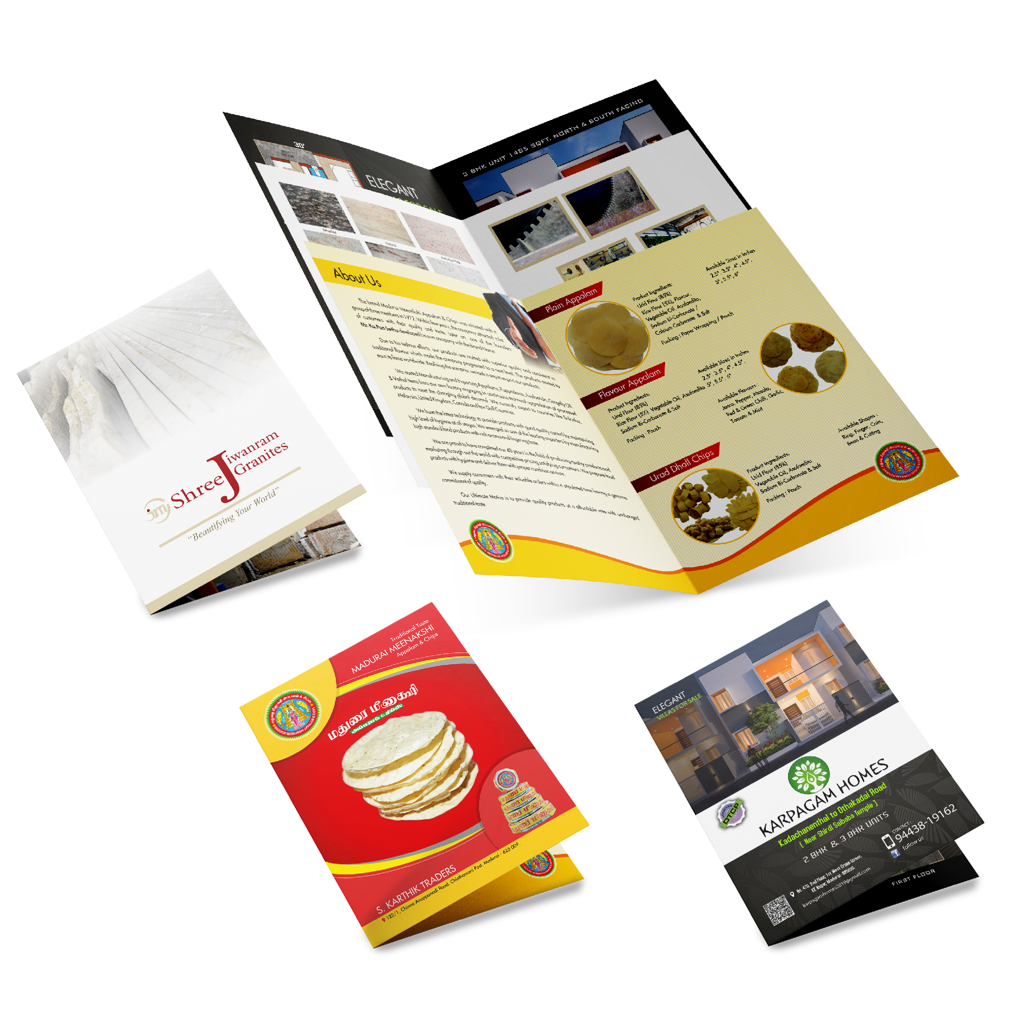 All Products Set Brochure A3